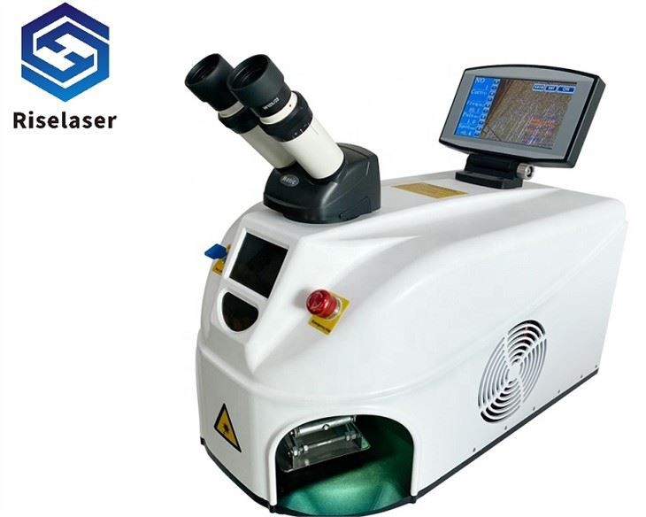 Gold Laser Schweißmaschine Schmuck Shop 80W YAG Laser